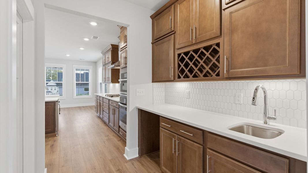 Furnished interior view inside a new home in Kayfield at Midway, Anderson (Image 8).
