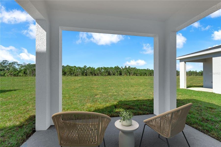 Exterior details and patio area of a home in Wynnstone, Davenport (Image 23).