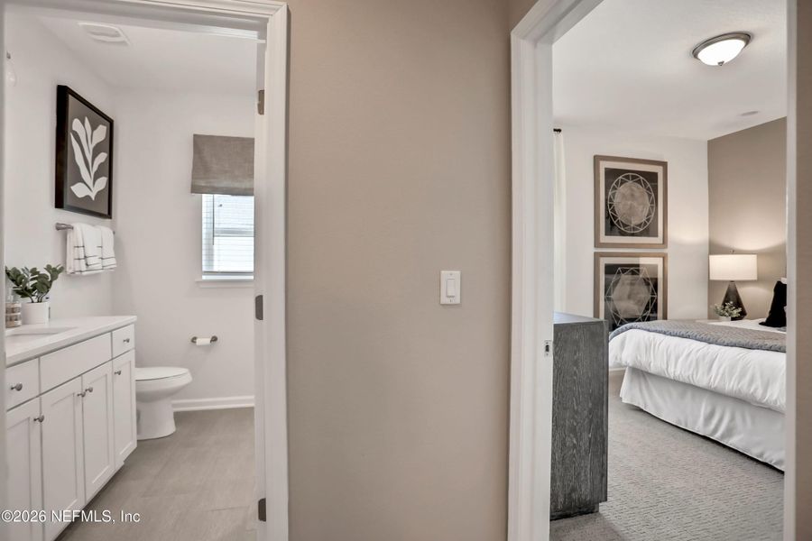 Furnished interior view inside a new home in , Green Cove Springs (Image 17). Furnished interior view inside a new home in , Green Cove Springs (Image 17).