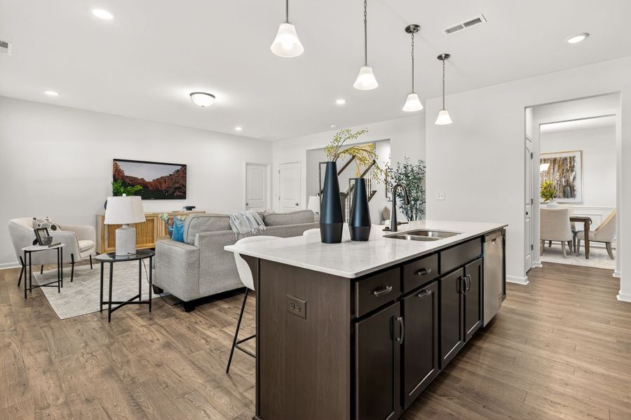 Furnished interior view inside a new home in Edgewater - The Links, Lancaster (Image 5).