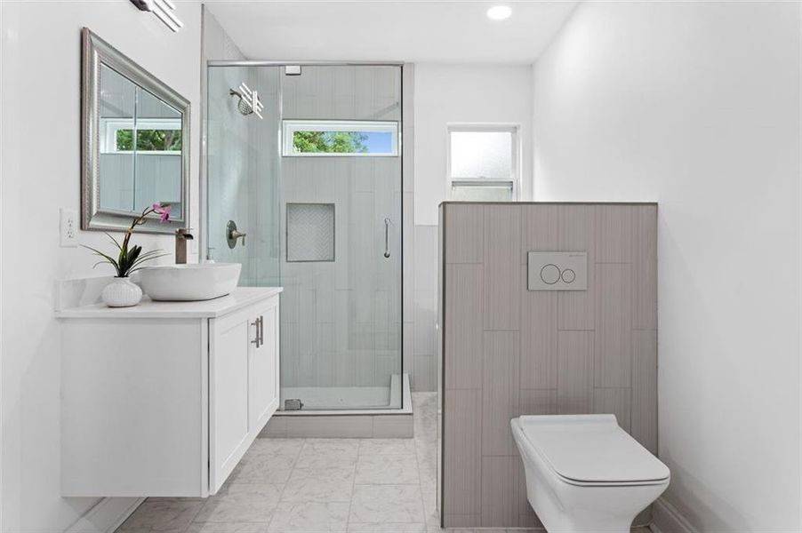 Furnished interior view inside a new home in , Atlanta (Image 29).