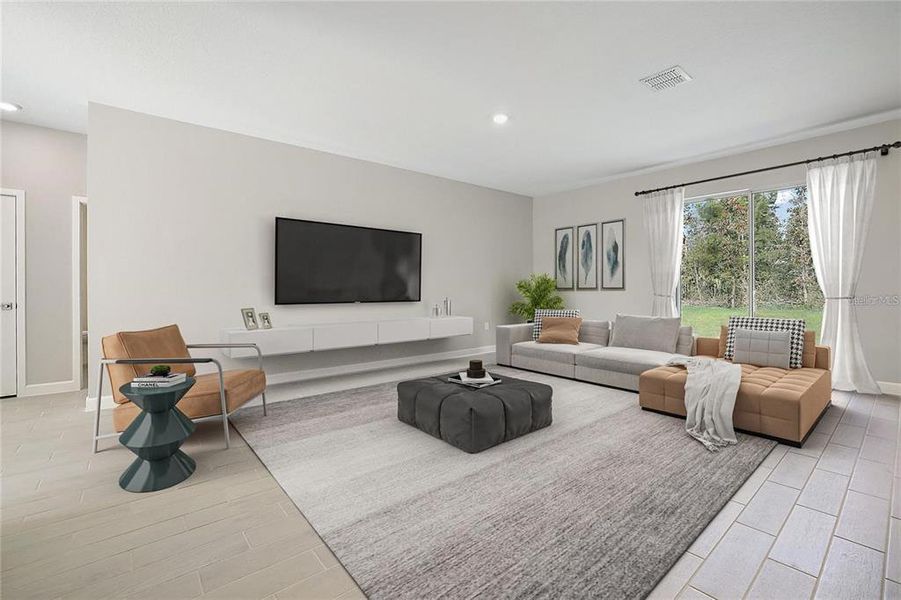 Furnished interior view inside a new home in , Cape Coral (Image 4).