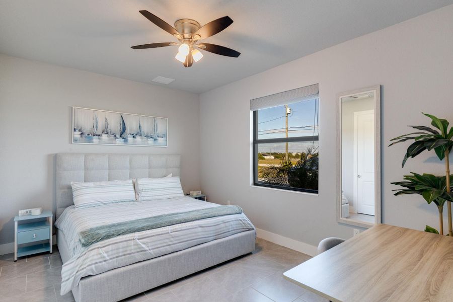 Furnished interior view inside a new home in , Cape Coral (Image 29). Furnished interior view inside a new home in , Cape Coral (Image 29).