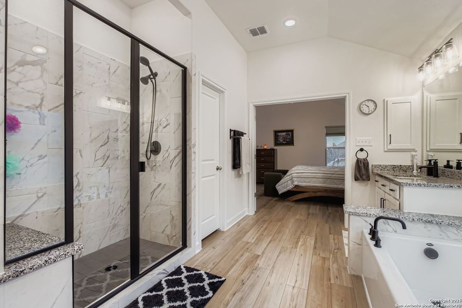 Furnished interior view inside a new home in , Spring Branch (Image 10).