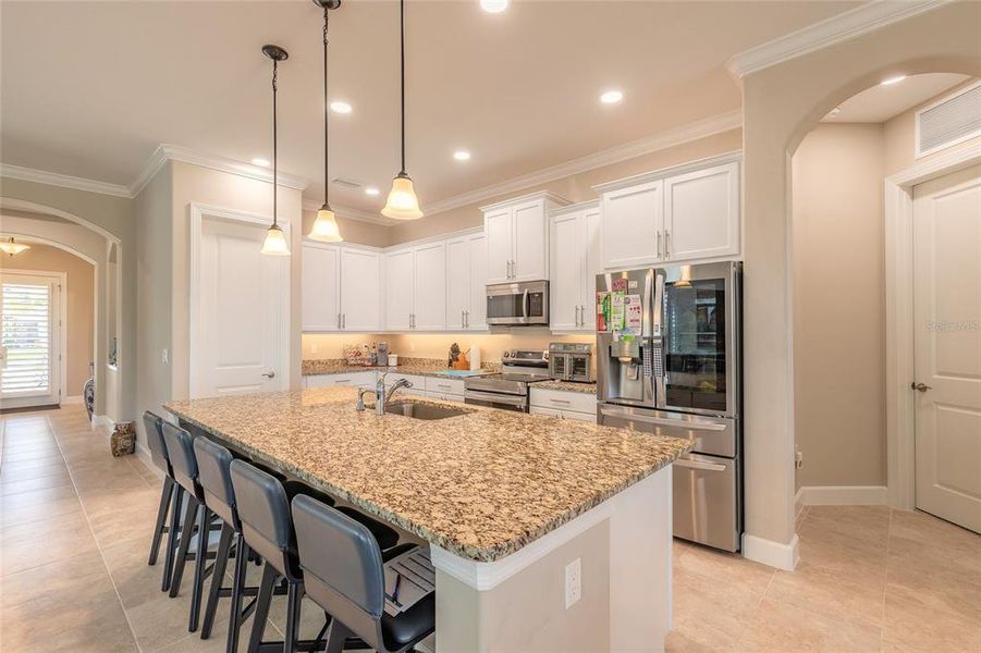 Furnished interior view inside a new home in , Palm Coast (Image 5).