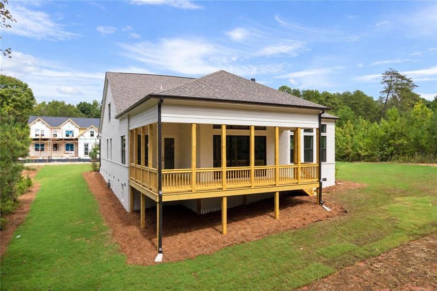 Exterior details and patio area of a home in , Watkinsville (Image 33). Exterior details and patio area of a home in , Watkinsville (Image 33).