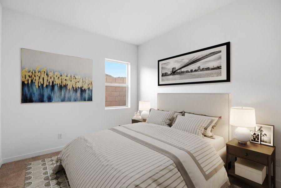 Furnished interior view inside a new home in Sanctuary, Phoenix (Image 11).