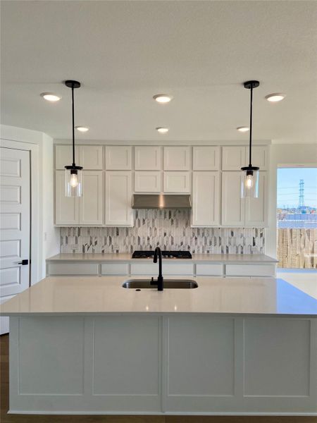 Furnished interior view inside a new home in Blackhawk in Pflugerville, Pflugerville (Image 4).