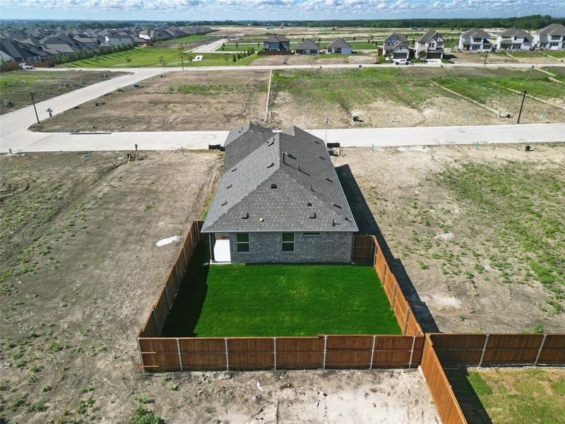 Aerial view of residential area Aerial view of residential area