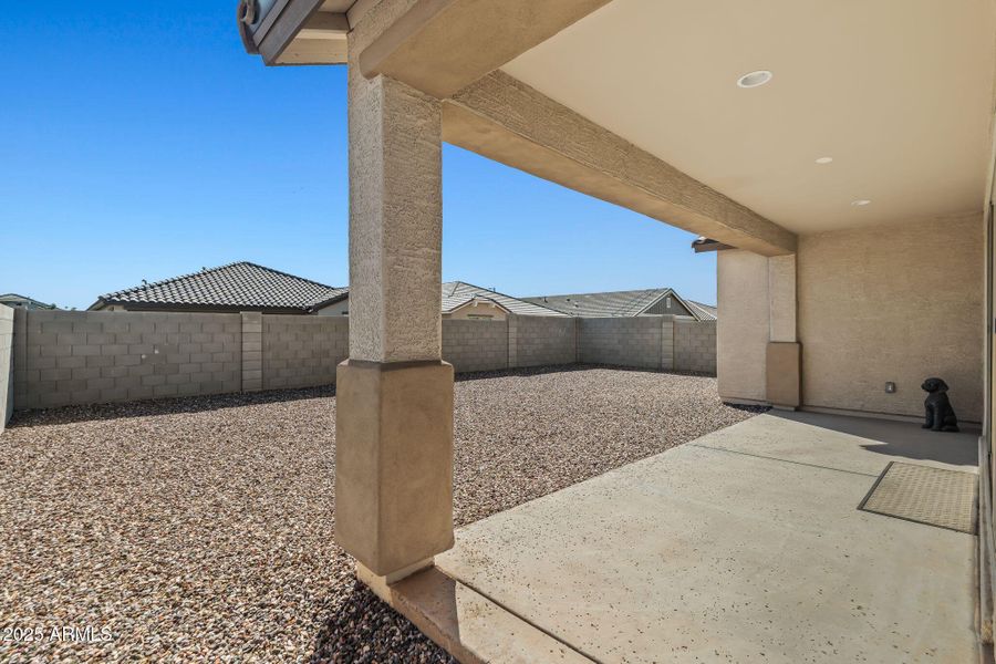 Back Yard and Covered Patio