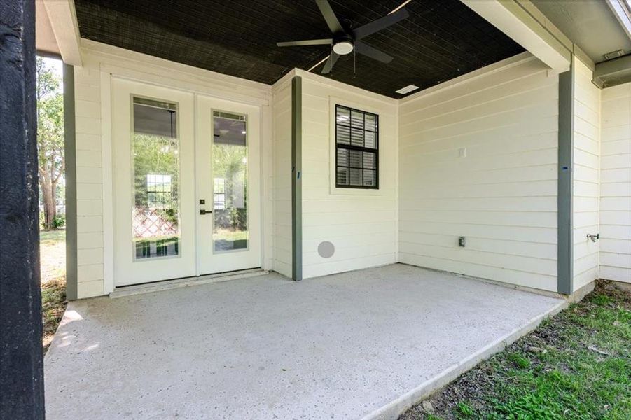 Exterior details and patio area of a home in , Mineral Wells (Image 4). Exterior details and patio area of a home in , Mineral Wells (Image 4).