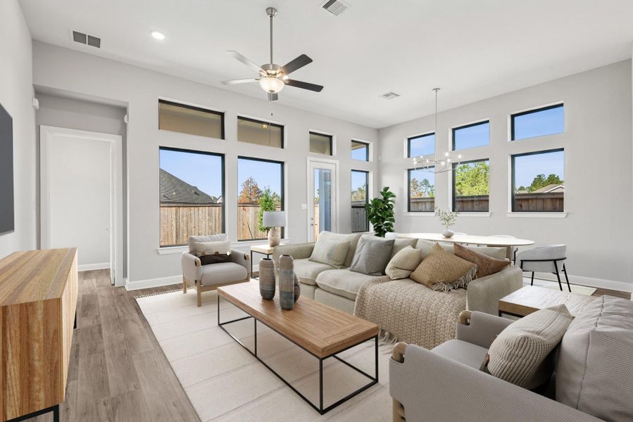 Virtually staged to give you the visual you need to see furniture placement and how the home can live.