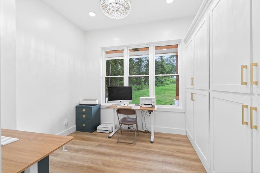 Furnished interior view inside a new home in , Buford (Image 8).