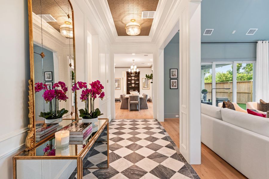 Furnished interior view inside a new home in , Houston (Image 17). Furnished interior view inside a new home in , Houston (Image 17).