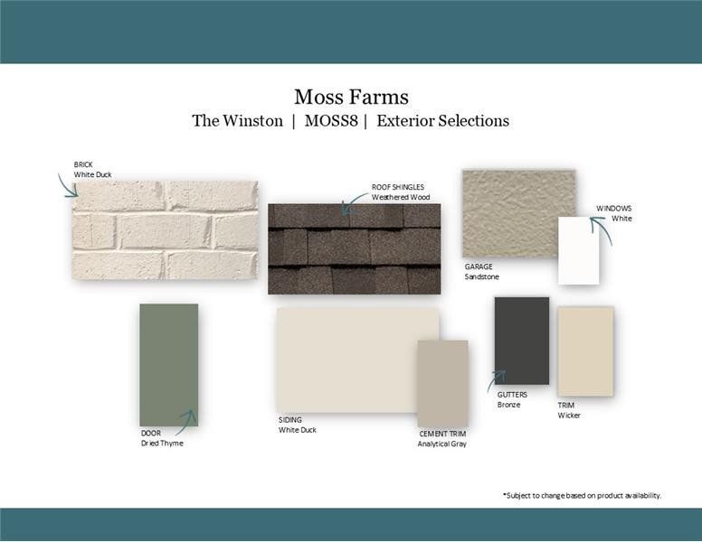 Sample of building materials used in homes in Moss Farm, White House (Image 39).