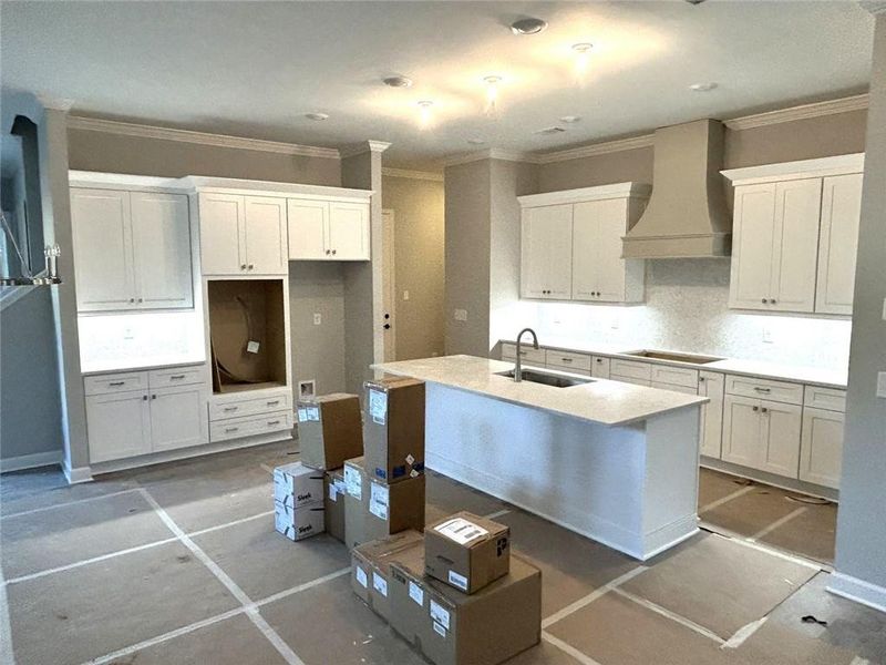 In-progress construction of a new home in Cooks Farm, Woodstock, GA (Image 7).