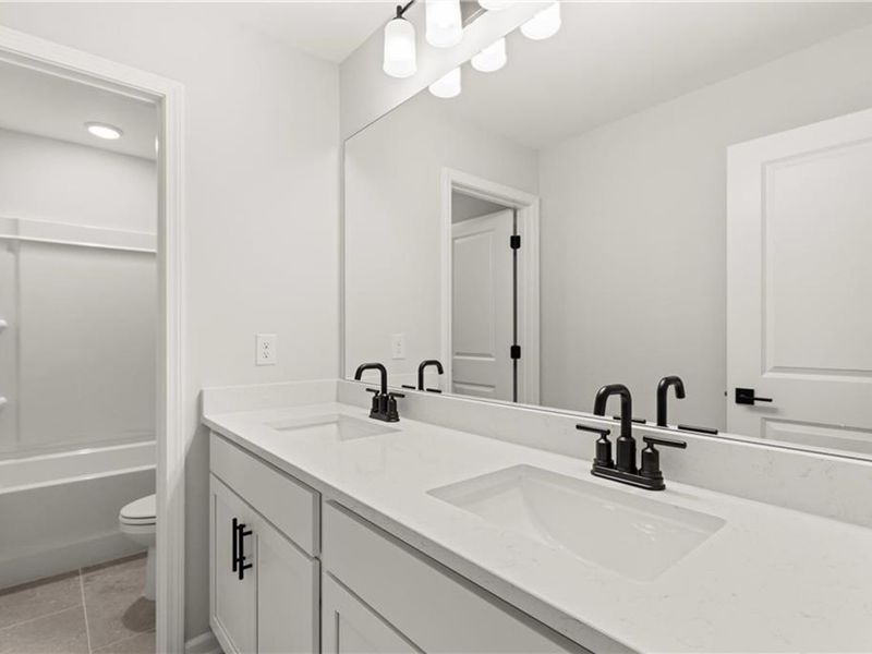 Furnished interior view inside a new home in Cedar Farms, Winder (Image 12).