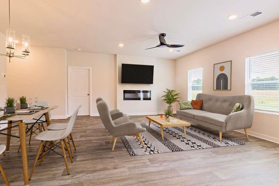 Furnished interior view inside a new home in Southern Hills, McDonough (Image 5).