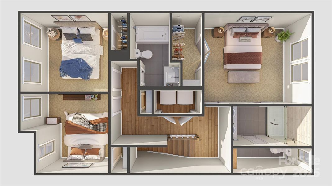 Third Floor - 3D Rendering, finishes may vary Third Floor - 3D Rendering, finishes may vary