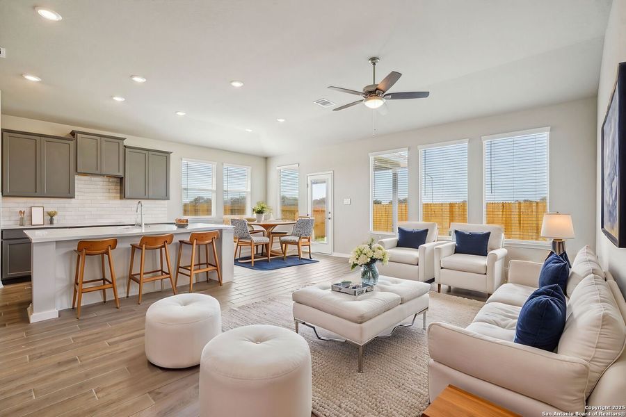 Furnished interior view inside a new home in Carmel Ranch, Schertz (Image 6).