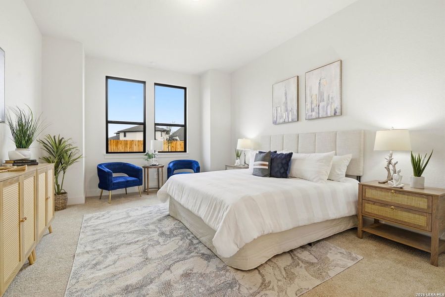 Furnished interior view inside a new home in Haby Hill 50s, San Antonio (Image 16).