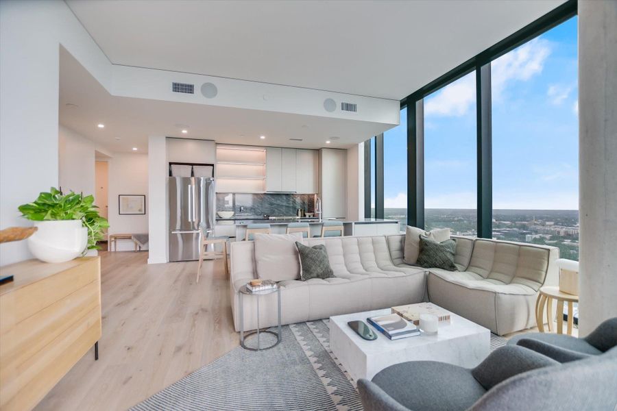 Photos shown are of the same floor plan 5 floors higher.