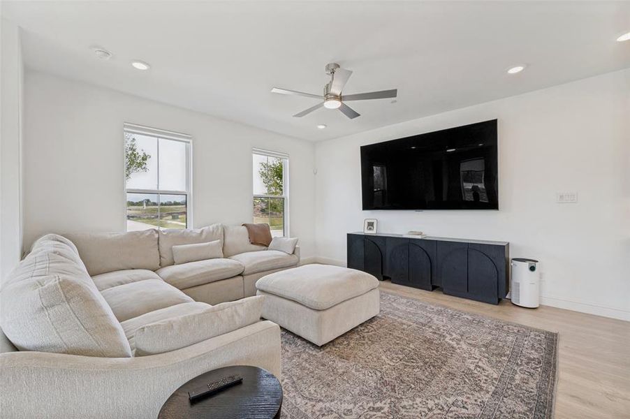 Furnished interior view inside a new home in Painted Tree - Woodland District, McKinney (Image 3).