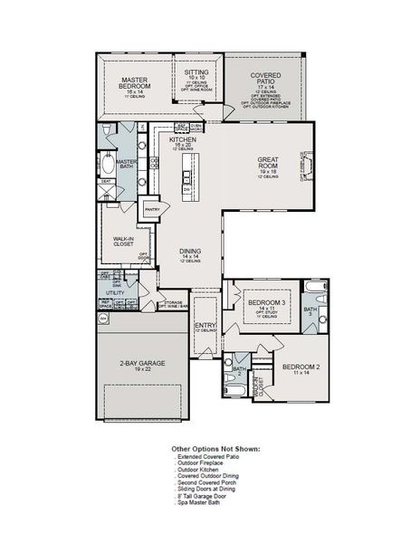 Lisbon Floor Plan Layout in Fulshear Lakes Gardens, Fulshear | Sitterle Homes Lisbon Floor Plan Layout in Fulshear Lakes Gardens, Fulshear | Sitterle Homes