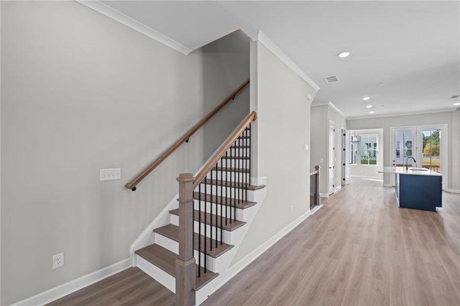 Spacious, unfurnished interior of a new home in The Village at River Green, Canton (Image 28).
