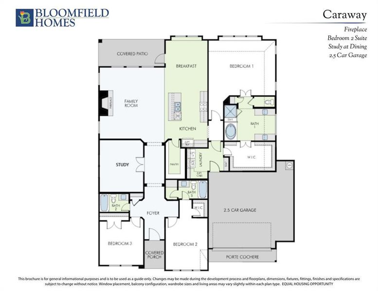 2D floor plan layout of this home in Sunrise at Garden Valley 80-100, Waxahachie, TX (Image 2).