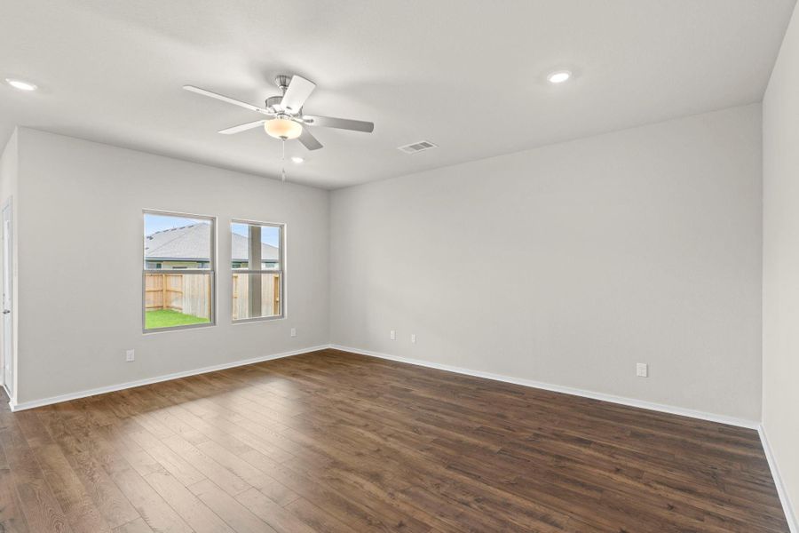 Spacious, unfurnished interior of a new home in Windrose Green, Angleton (Image 18). Spacious, unfurnished interior of a new home in Windrose Green, Angleton (Image 18).