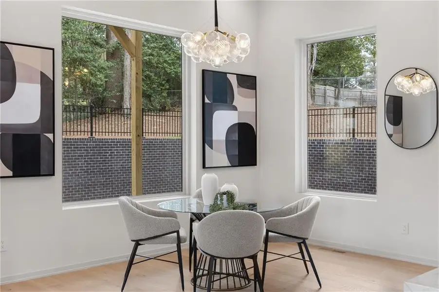 Furnished interior view inside a new home in , Sandy Springs (Image 22).
