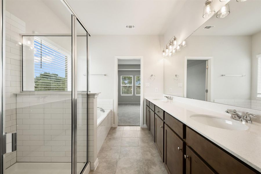 Furnished interior view inside a new home in The Cottages at La Cima, San Marcos (Image 9).