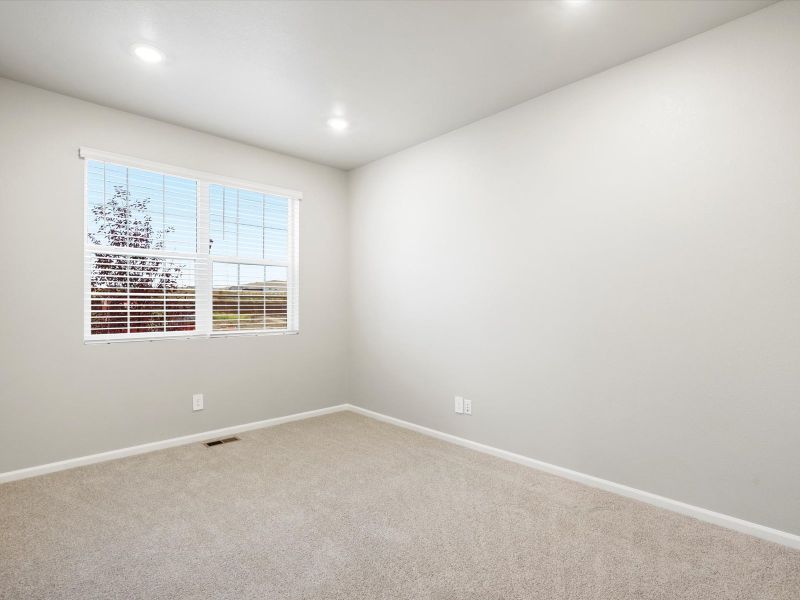 Spacious, unfurnished interior of a new home in Buffalo Highlands: The Flora Collection, Commerce City (Image 13). Spacious, unfurnished interior of a new home in Buffalo Highlands: The Flora Collection, Commerce City (Image 13).