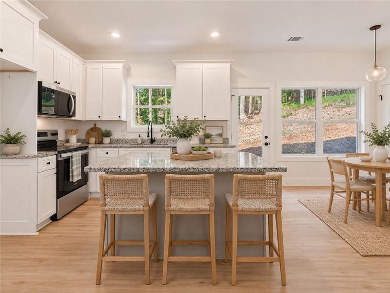 Furnished interior view inside a new home in , Murrayville (Image 14).