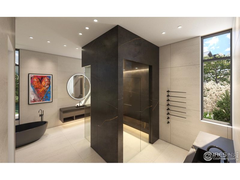 Furnished interior view inside a new home in , Boulder (Image 3).