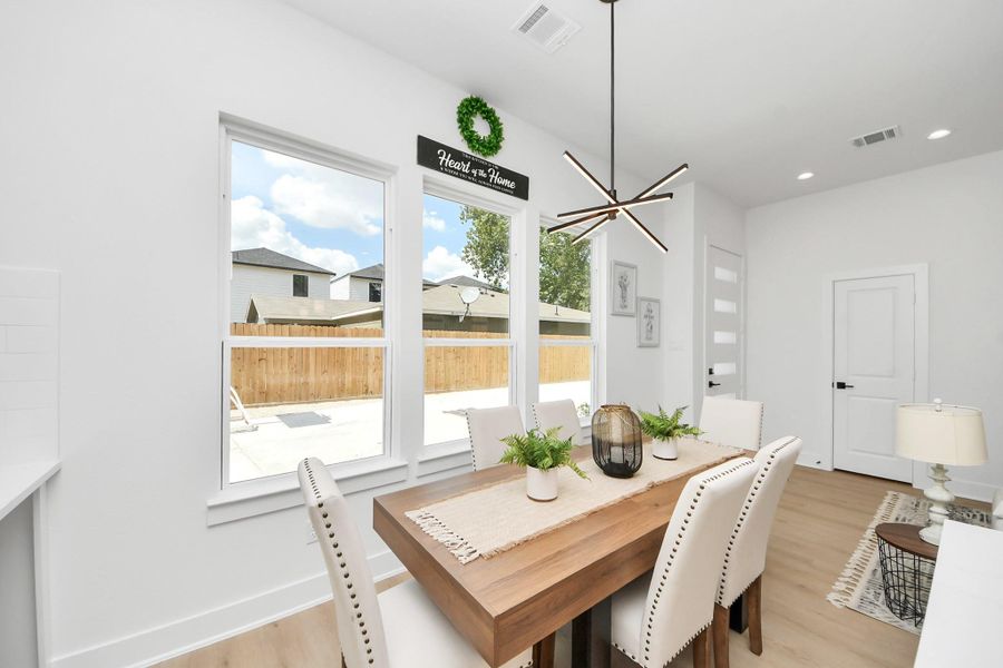 Furnished interior view inside a new home in , Houston (Image 30).