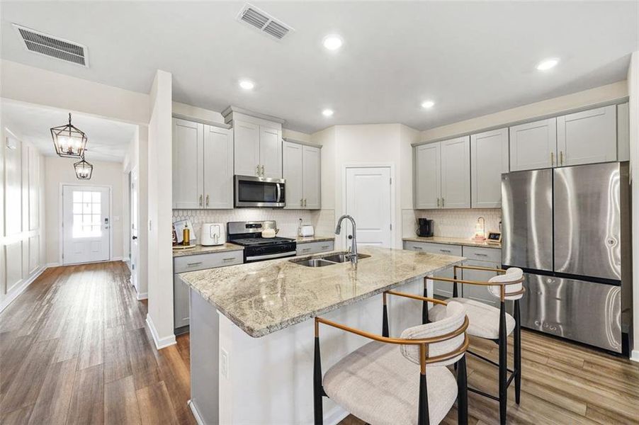 Furnished interior view inside a new home in , Loganville (Image 37).