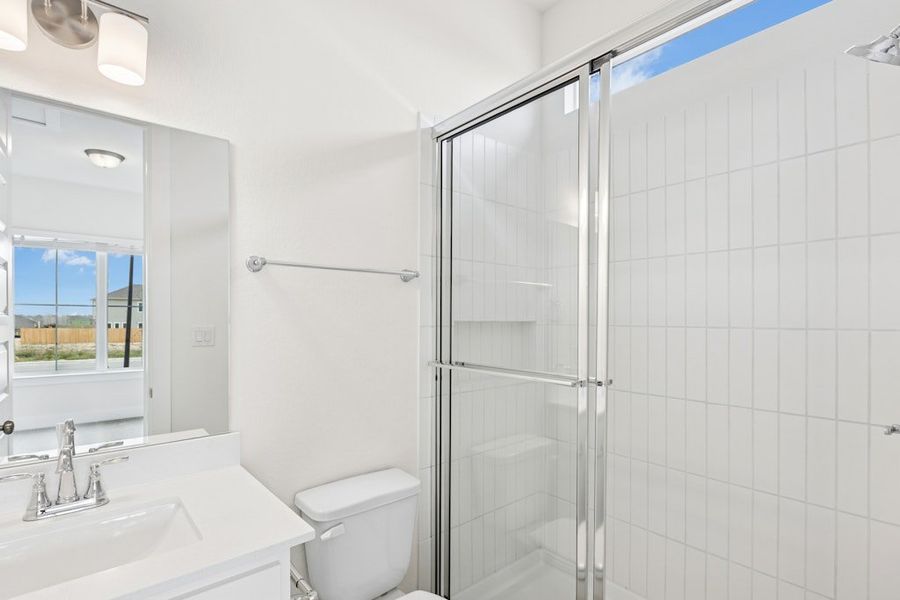 Furnished interior view inside a new home in Blackhawk, Pflugerville (Image 11).