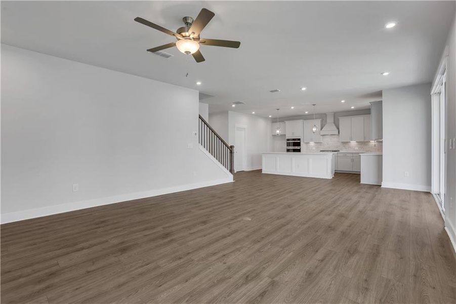 Spacious, unfurnished interior of a new home in The Paddocks at Doc Hughes, Buford (Image 25).