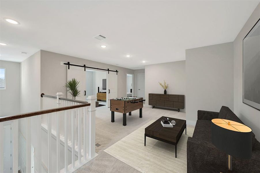 Furnished interior view inside a new home in Elevon, Lavon (Image 23). Furnished interior view inside a new home in Elevon, Lavon (Image 23).