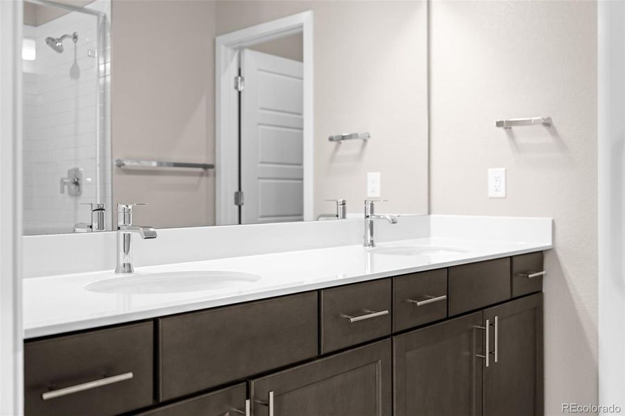 Close-up of interior finishes inside a home in Ralston Creek, Arvada (Image 19).