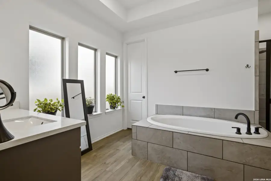 Furnished interior view inside a new home in Meadows of Mill Creek, Seguin (Image 11).