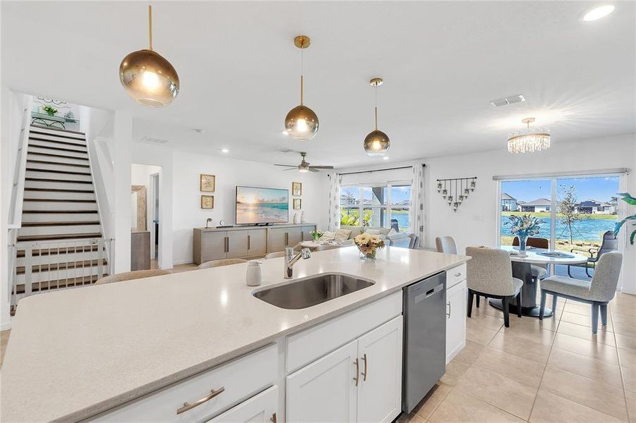 Furnished interior view inside a new home in , Parrish (Image 56).