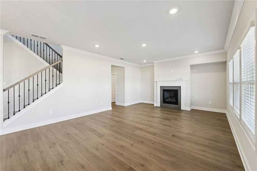 Spacious, unfurnished interior of a new home in River Pointe, Monroe (Image 20).
