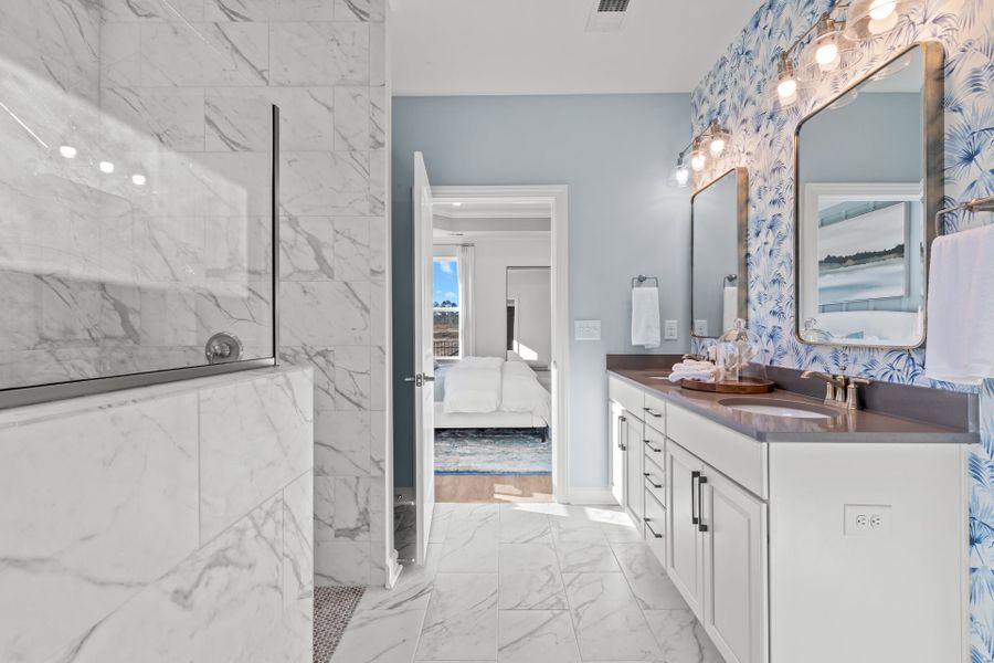 Representative furnished interior of a home built from the The Longboard by Chesapeake Homes in Coastal Club of the Carolinas, Calabash (Image 24).