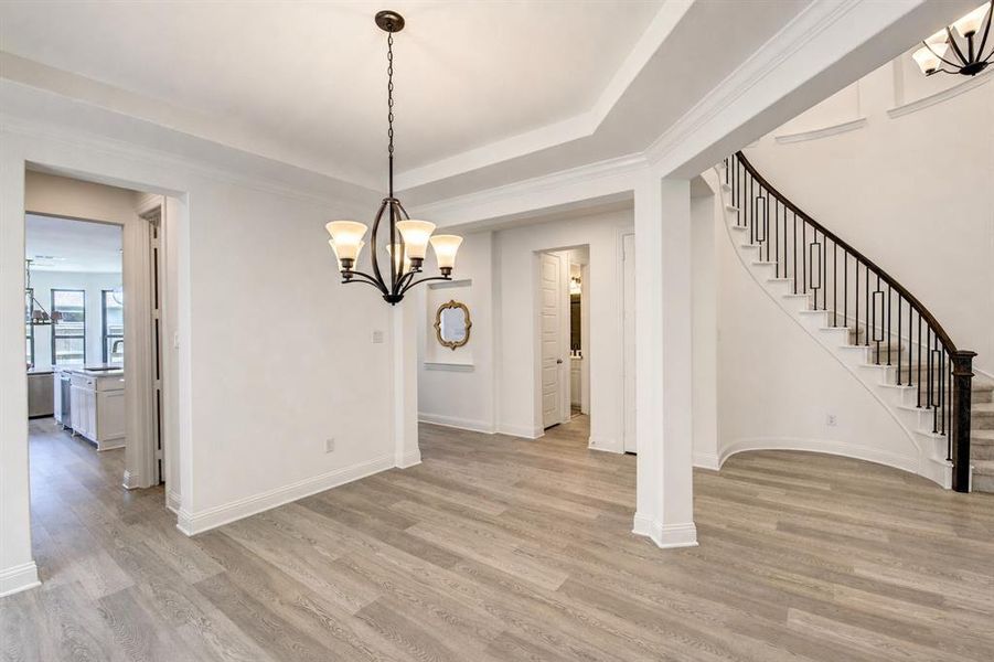 Spacious, unfurnished interior of a new home in Pecan Square, Northlake (Image 24).
