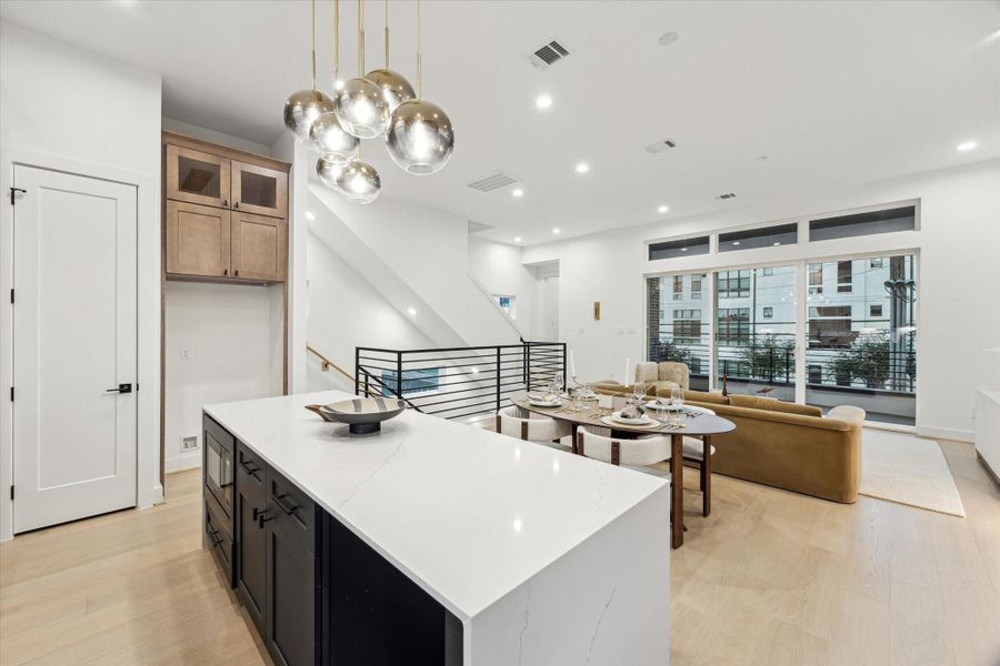 Furnished interior view inside a new home in , Houston (Image 8). Furnished interior view inside a new home in , Houston (Image 8).