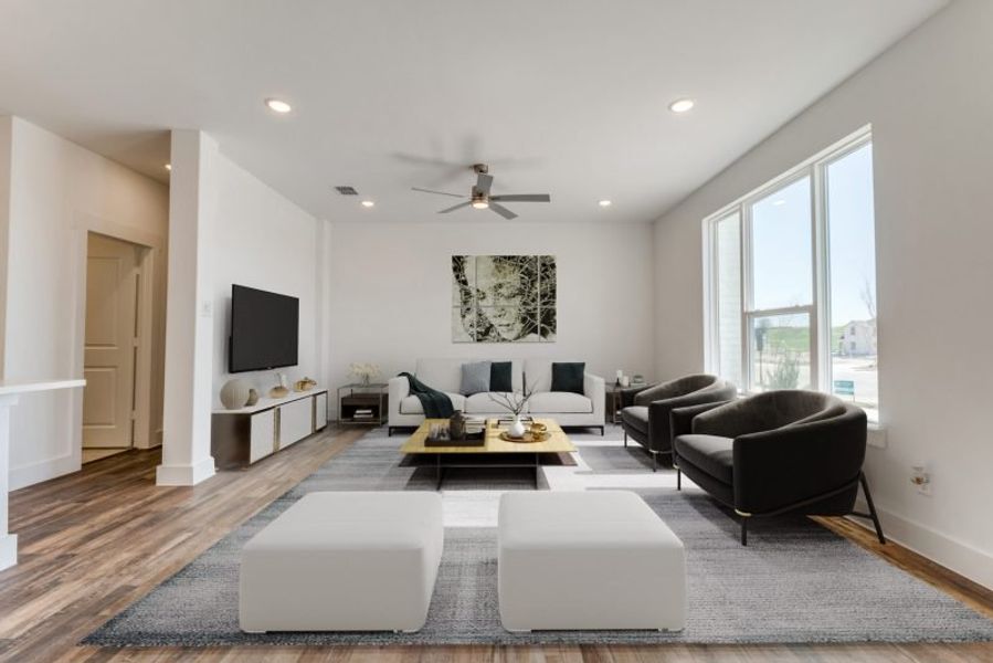 Furnished interior view inside a new home in Talia, Mesquite (Image 3).