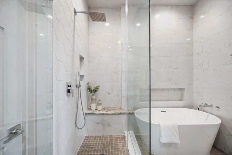 Furnished interior view inside a new home in Point East, Houston (Image 42).